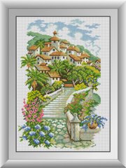 Алмазна мозаїка "Місто в цвету" Dream Art в коробці 30648 в інтернет-магазині "Я - Picasso"