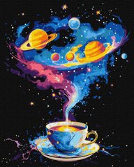 Картина по номерам "Космический вихрь с красками металлик" Идейка полотно на подрамнике 40x50см KHO5122 в интернет-магазине "Я - Picasso"