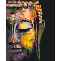 Картина по номерам - Разноцветный Будда 40x50 в интернет-магазине "Я - Picasso"