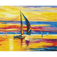 Картина за номерами "Восход на плаву" BrushMe полотно на підрамнику 40x50см BS51393 в інтернет-магазині "Я - Picasso"