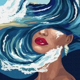 Картина за номерами "Океан думок" BrushMe полотно на підрамнику 40x50см BS37549 в інтернет-магазині "Я - Picasso"