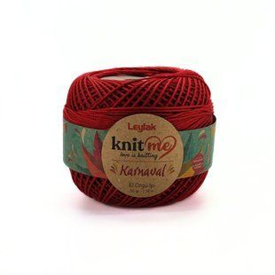 Пряжа Karnaval/Карнавал, красный 04015, Knit Me