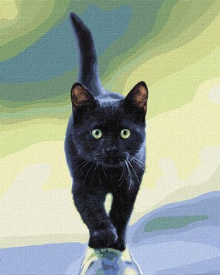 Картина за номерами "Котяча грація ©Photo: Sergey Polyushko" Ідейка полотно на підрамнику 40x50см KHO4206 в інтернет-магазині "Я - Picasso"