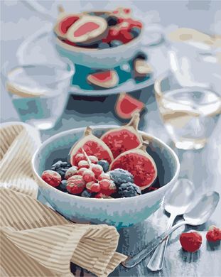 Картина за номерами "фруктовий сніданок" ArtStory в подарунковій коробці 40х50см AS1041 в інтернет-магазині "Я - Picasso"