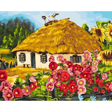 Картина за номерами "Мальовничий пейзаж" Ідейка полотно на підрамнику 40x50см КНО2286 в інтернет-магазині "Я - Picasso"