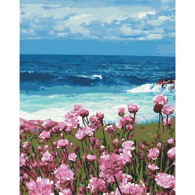 Картина по номерам - Цветы у моря 50x40см в интернет-магазине "Я - Picasso"