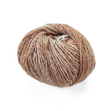 Пряжа Dream Wool/Дрім Вул, коричневий-світло бежевий KD01, Knit Me