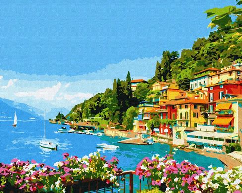 Картина за номерами "Улюблена Італія" Ідейка полотно на підрамнику 40x50см KHO2759 в інтернет-магазині "Я - Picasso"