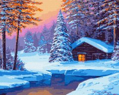 Картина за номерами " Зимова тиша" Ідейка полотно на підрамнику 40х50см KHO2870 в інтернет-магазині "Я - Picasso"