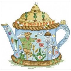 Чайник-чучело Набір для вишивання хрестиком з друкованою схемою на тканині Joy Sunday J311 в интернет-магазине "Я - Picasso"