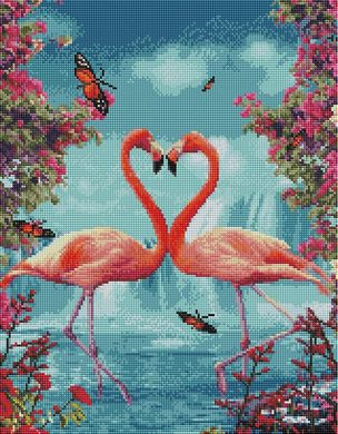 Алмазная мозаика - Пара фламинго в интернет-магазине "Я - Picasso"