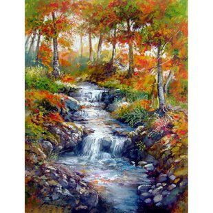 Алмазная мозаика "Лесной ручей" Алмазная мозаика 40x50см DM-267 в интернет-магазине "Я - Picasso"