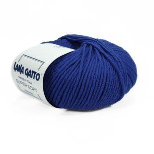 Пряжа Super Soft/Супер Софт, насыщенный синий 13994, Lana Gatto