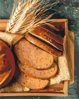 Картина за номерами "Запашний хліб" BrushMe полотно на підрамнику 40х50см BS52550 в інтернет-магазині "Я - Picasso"