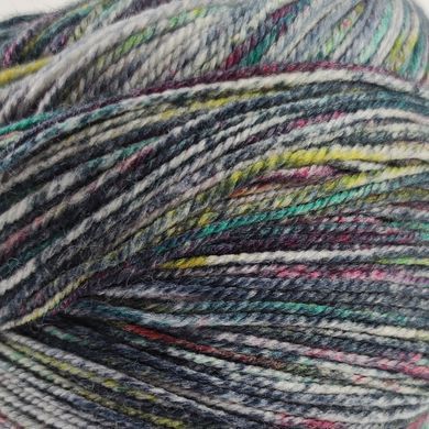 Пряжа Paint Gradient Sock/Пейнт Градієнт Сок, зелено-вишневий мультіколор 10, Laines du Nord
