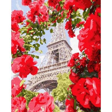 Картина за номерами "Париж в кольорах" BrushMe полотно на підрамнику 40х50см GX32312 в інтернет-магазині "Я - Picasso"