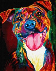 Картина за номерами "Портрет собачки" BrushMe полотно на підрамнику 40x50см GX36212 в інтернет-магазині "Я - Picasso"