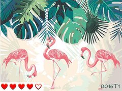 Картины по номерам "Троица фламинго" Барвы холст на подрамнике 40x50 см 0016Т1 в интернет-магазине "Я - Picasso"