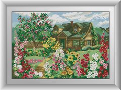Алмазна мозаїка "Будиночок в цвету" Dream Art в коробці 30670 в інтернет-магазині "Я - Picasso"