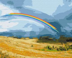 Картина за номерами "Веселкове поле" BrushMe полотно на підрамнику 40x50см BS52629 в інтернет-магазині "Я - Picasso"