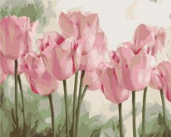 Картина за номерами "Ніжні тюльпани" BrushMe полотно на підрамнику 40х50см BS53322 в інтернет-магазині "Я - Picasso"