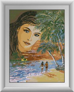 Алмазна мозаїка "Райський острів" Dream Art в коробці 31045 в інтернет-магазині "Я - Picasso"