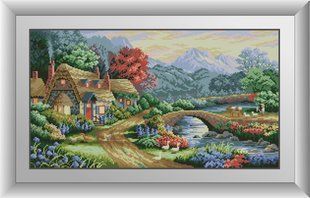 Алмазна мозаїка "Котедж біля ставка" Dream Art в коробці 30200 в інтернет-магазині "Я - Picasso"
