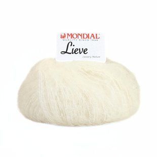 Пряжа Lieve/Лив, молочный 426, Mondial