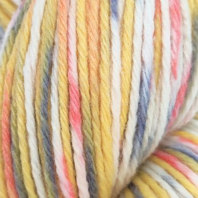 Пряжа Baby Cashmere/Бебі Кашемір, жовтий-рожевий-білий-сірий ВС013, Etrofil
