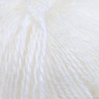 Пряжа Dolce Mohair/Дольче Мохер, белый 100, Mondial