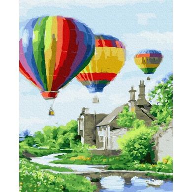 Картина по номерам - Запуск воздушных шаров 40х50 в интернет-магазине "Я - Picasso"