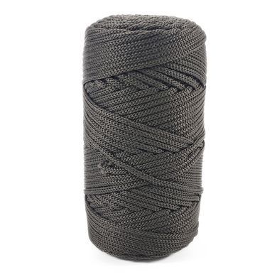 Пряжа Macrame Xl/Макраме ХЛ, темно-серый В-447, Popyarn