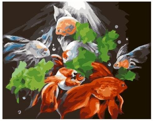 Картина по номерам - Таинственные рыбы в интернет-магазине "Я - Picasso"