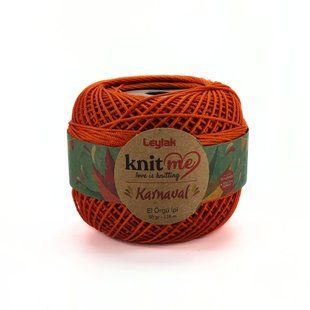 Пряжа Karnaval/Карнавал, оранжевый 00009, Knit Me
