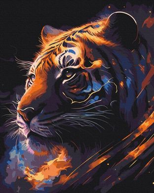 Картина за номерами "Тигр Зодіак" BrushMe полотно на підрамнику 40x50см BS53691 в інтернет-магазині "Я - Picasso"