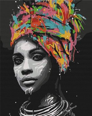 Картина за номерами "Африканський контраст" BrushMe полотно на підрамнику 40x50см BS51369 в інтернет-магазині "Я - Picasso"