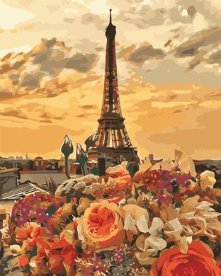 Картина по номерам - Вечерний Париж 40х50 в интернет-магазине "Я - Picasso"