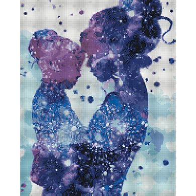 Алмазна мозаїка "Флюїди щастя" Ідейка полотно на підрамнику 40x50см AMO7047 в інтернет-магазині "Я - Picasso"