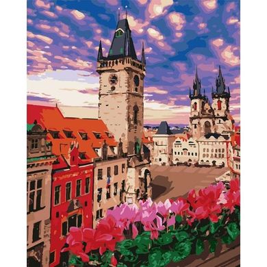 Картина за номерами "Неймовірна Прага" Ідейка полотно на підрамнику 40x50см КНО3574 в інтернет-магазині "Я - Picasso"