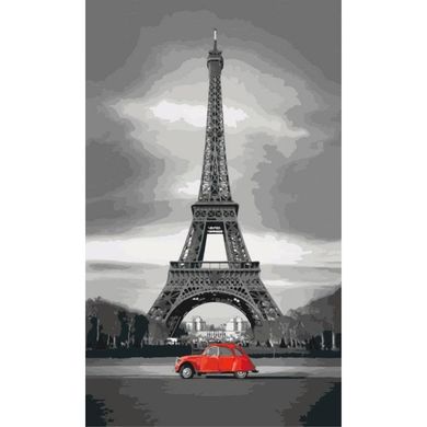 Картина за номерами "Париж" Ідейка полотно на підрамнику 40x50см КНО2147 в інтернет-магазині "Я - Picasso"