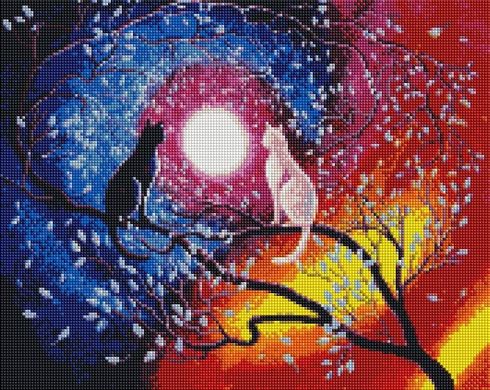 Алмазна мозаїка "Побачення вночі" ArtStory подарункова коробка полотно на підрамнику 40x50см ASM52 в інтернет-магазині "Я - Picasso"