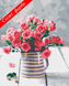 Картина за номерами "Ранкові троянди" полотно на підрамнику 40x50 см RB-0100