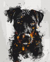 Картина по номерам "Огненный пес" BrushMe холст на подрамнике 40х50см BS53929 в интернет-магазине "Я - Picasso"