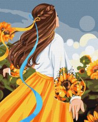 Картина за номерами "Моя квітуча Україна" Ідейка полотно на підрамнику 40x50см KHO4984 в інтернет-магазині "Я - Picasso"