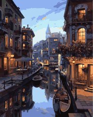 Картина по номерам - Канал в Венеции 40х50 в интернет-магазине "Я - Picasso"