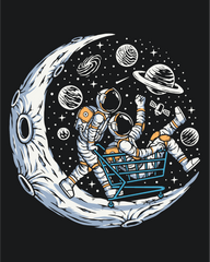 Картина за номерами "Місячні герої" BrushMe полотно на підрамнику 40x50см BS52463 в інтернет-магазині "Я - Picasso"
