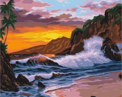Картина за номерами "Морські хвилі" BrushMe полотно на підрамнику 40х50см BS52108 в інтернет-магазині "Я - Picasso"