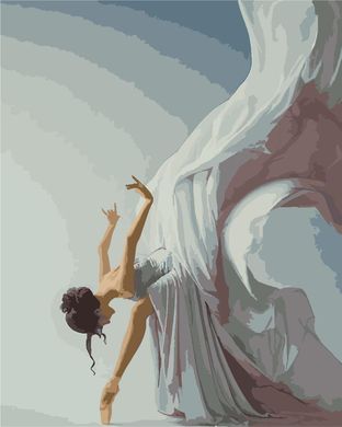 Картина за номерами "повітряний танець" ArtStory подарункова упаковка 40х50см AS1049 в інтернет-магазині "Я - Picasso"