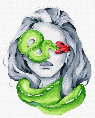 Картина за номерами "Небезпечні вихованці: змія" BrushMe полотно на підрамнику 40x50см GX35254 в інтернет-магазині "Я - Picasso"