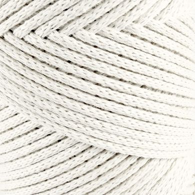 Пряжа Cotton Macrame/Котон Макраме, молочний 1001/010, Hobby Trend
